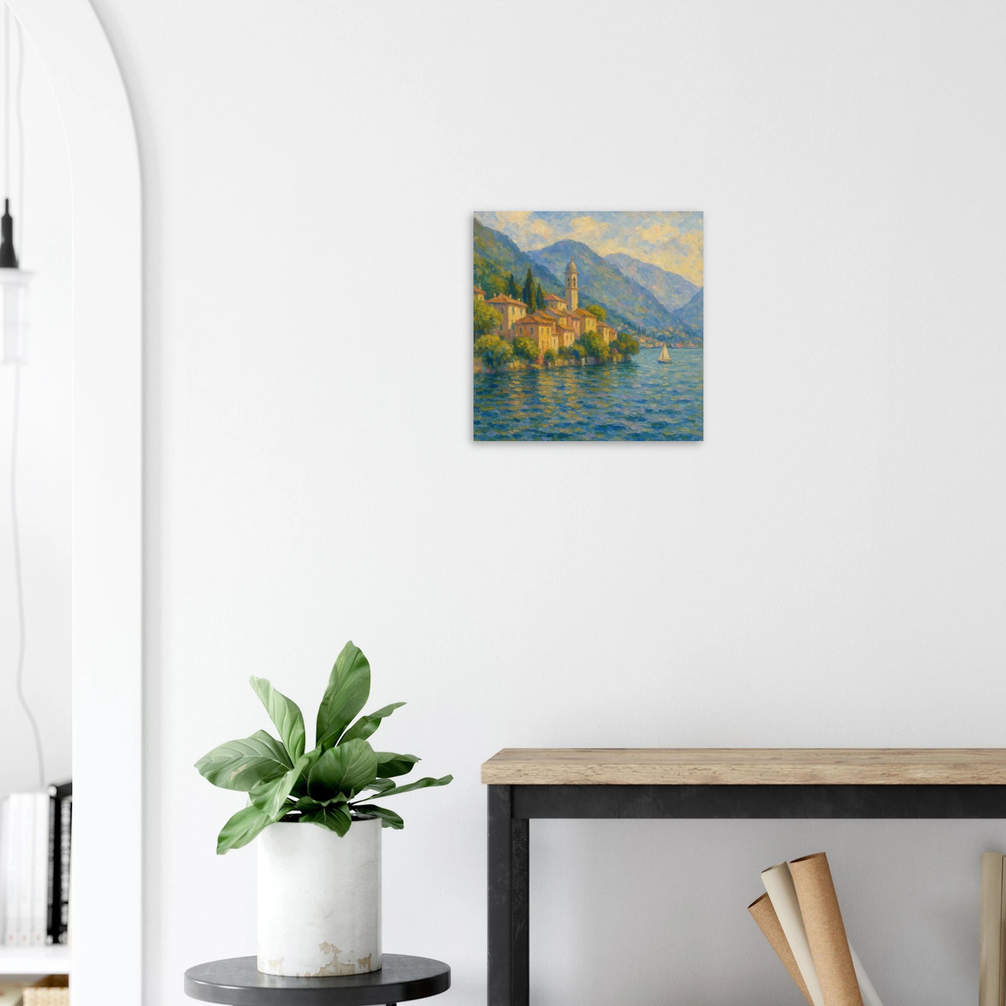Lakeside Village Poster - Calda Design Studio