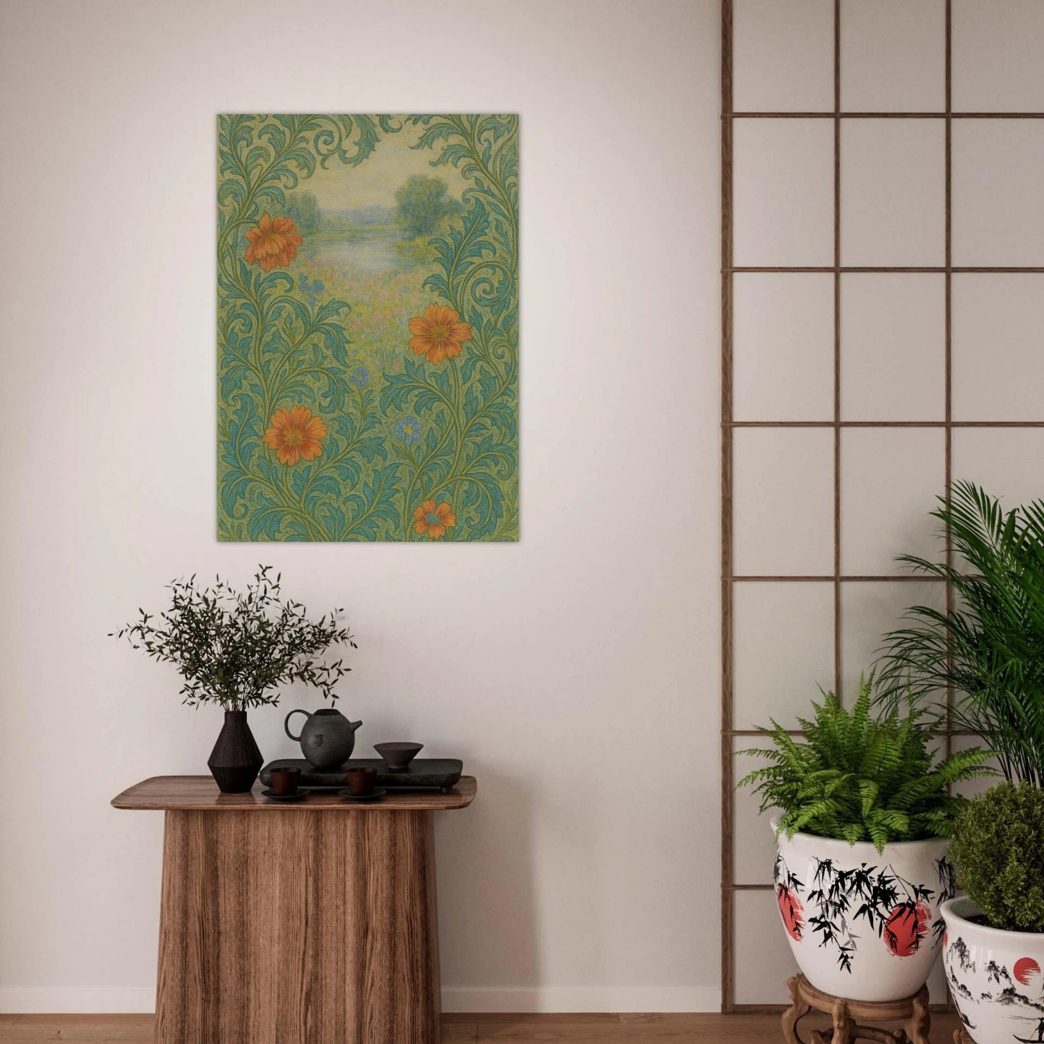 Impressionist Garden Poster - Calda Design Studio