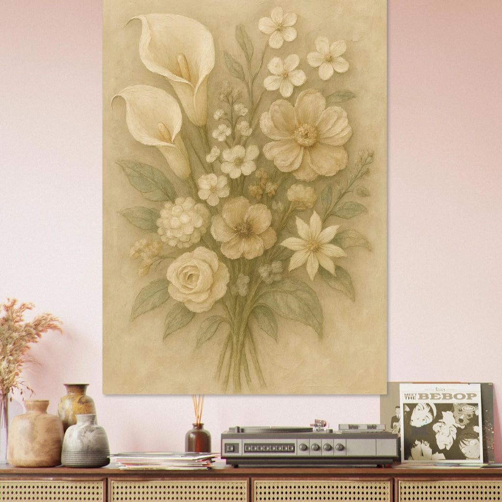 Soft Floral Arrangment Poster - Calda Design Studio