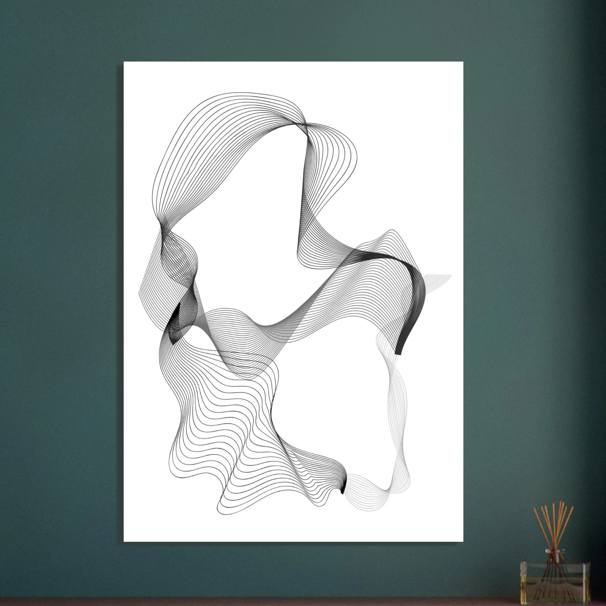 Woman with Scarf Poster - Calda Design Studio