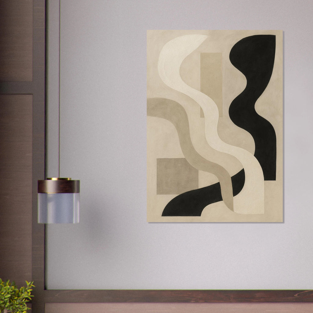 Wavy Structure Poster - Calda Design Studio