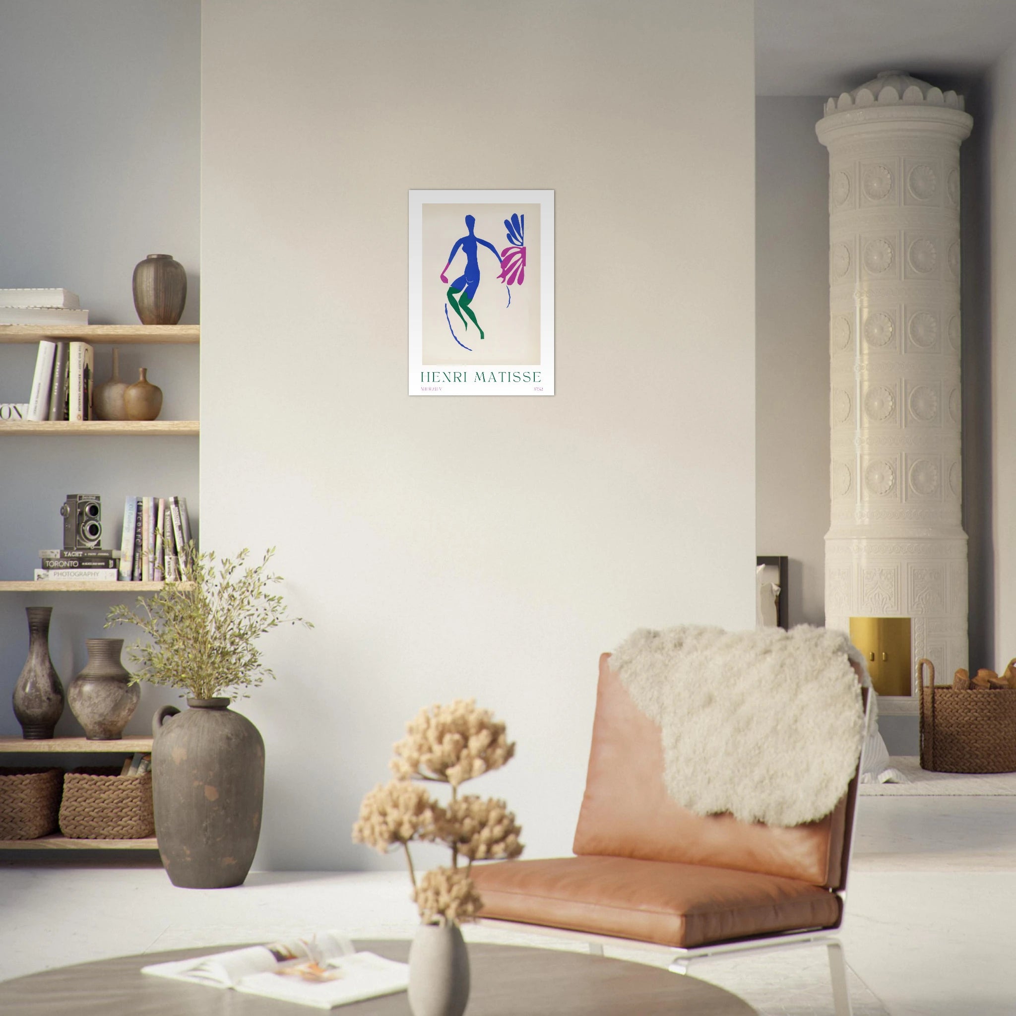 Nu bleu V Poster - Calda Design Studio