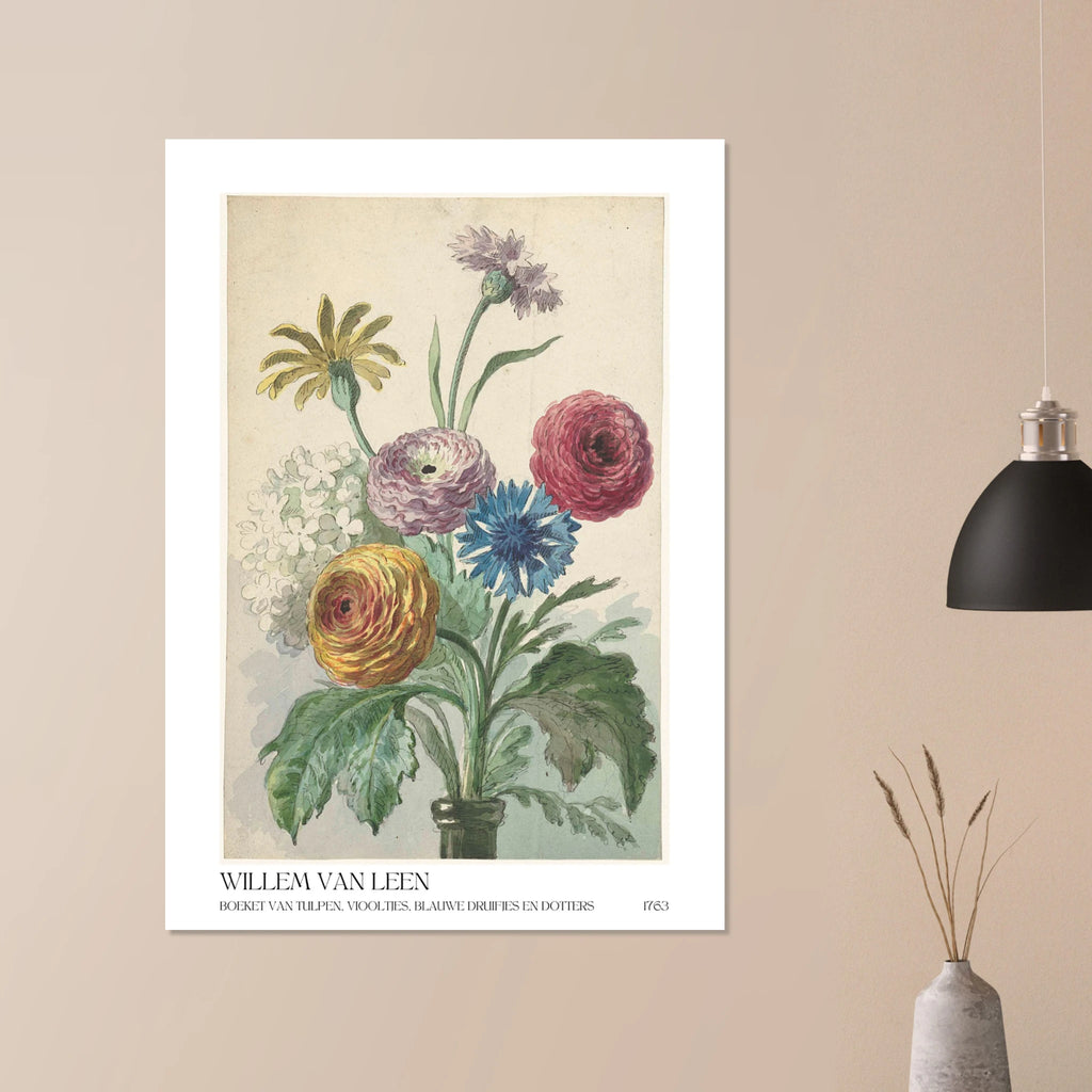 Boeket van Tulpen Poster - Calda Design Studio