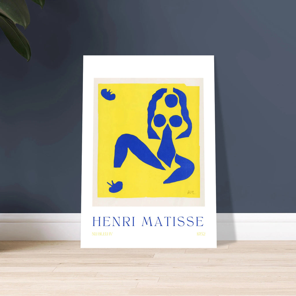 Nu bleu IV Poster - Calda Design Studio