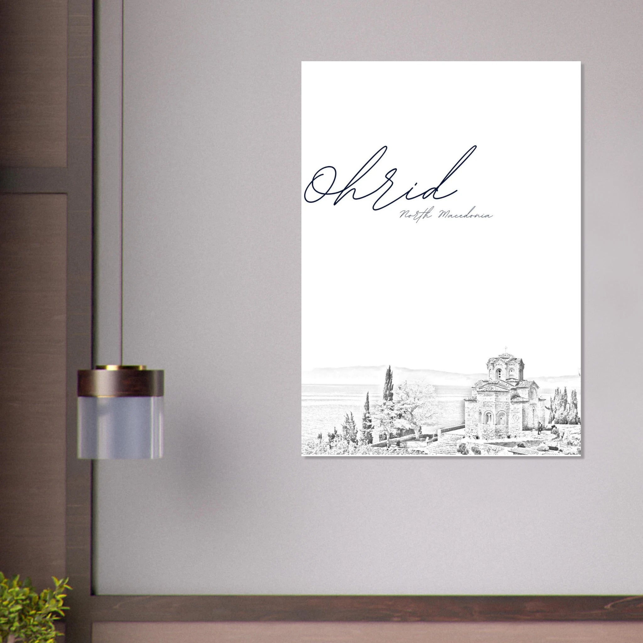 Ohrid Poster - Calda Design Studio