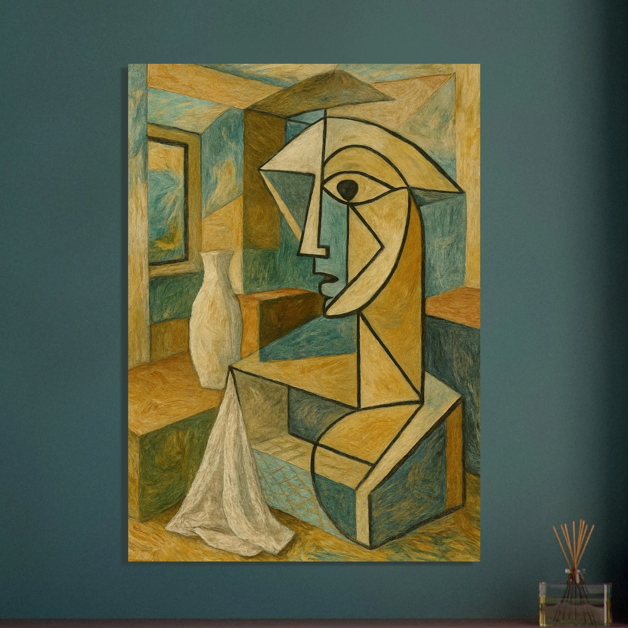 Abstract Geometric Expression Poster - Calda Design Studio