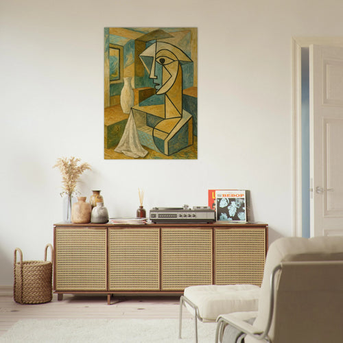 Abstract Geometric Expression Poster - Calda Design Studio