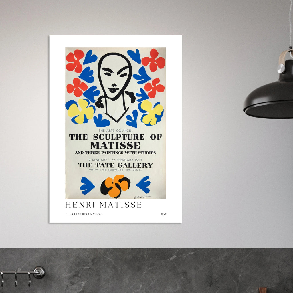 The sculpture of Matisse Poster - Calda Design Studio