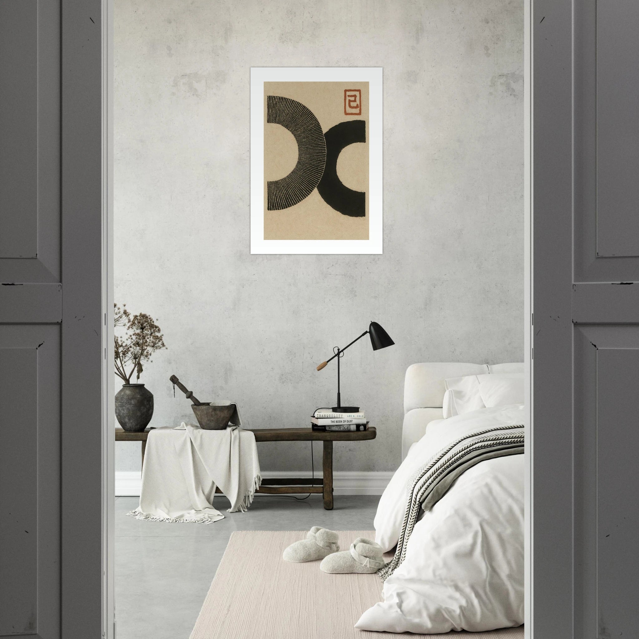 Black Circles Poster - Calda Design Studio