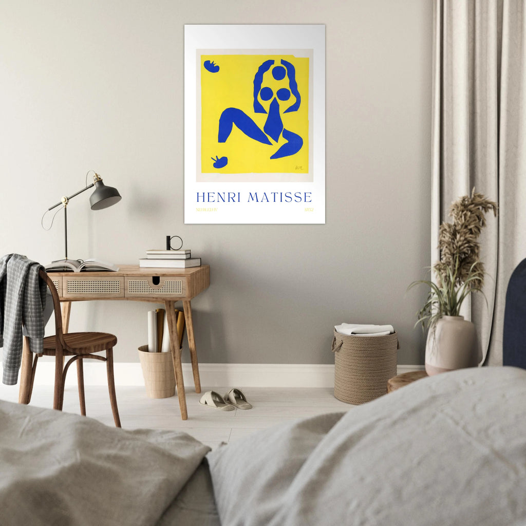 Nu bleu IV Poster - Calda Design Studio