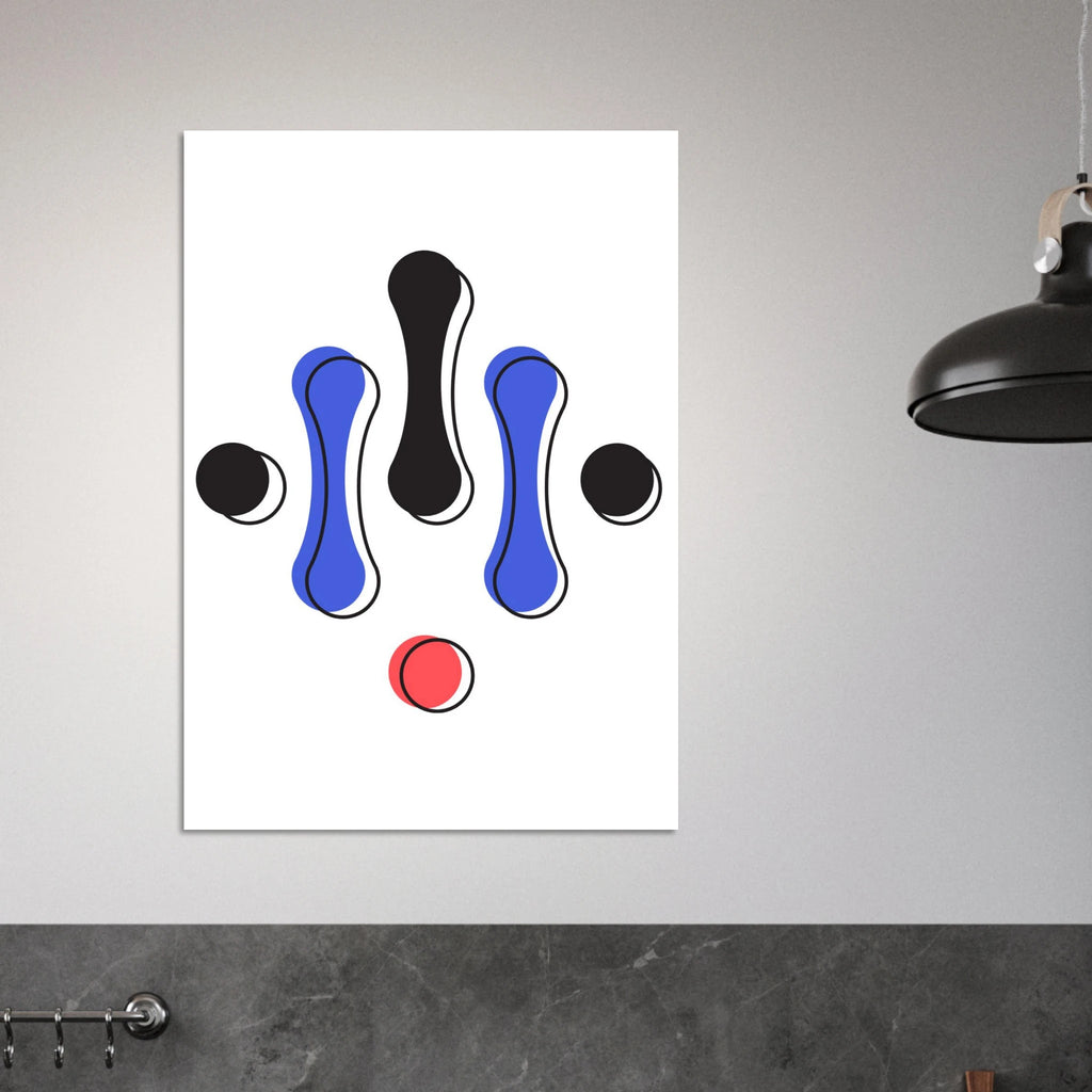 Drops with shadow Poster - Calda Design Studio