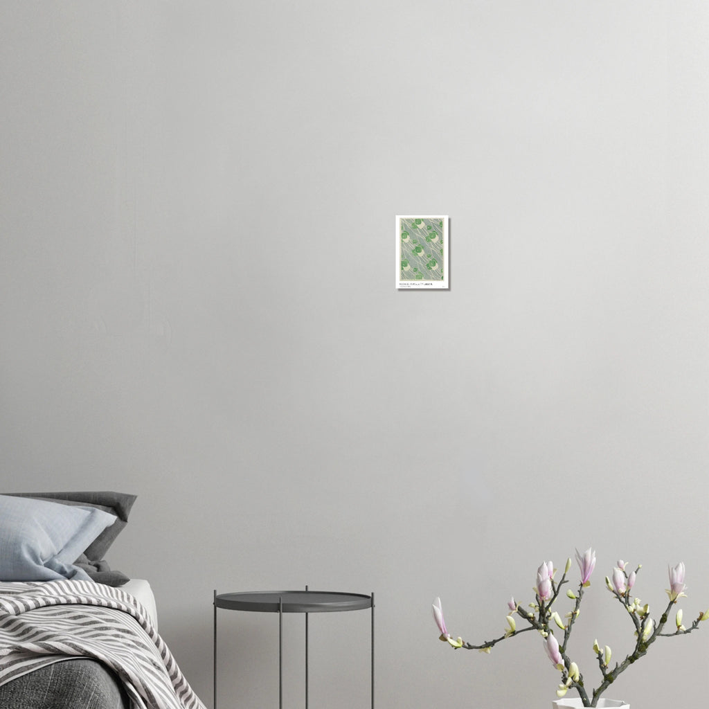 Green geometric Poster - Calda Design Studio