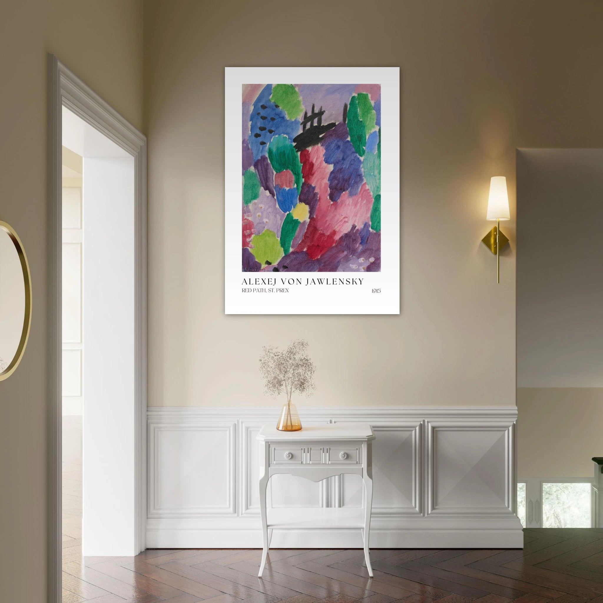 Red path, st. prex Poster - Calda Design Studio