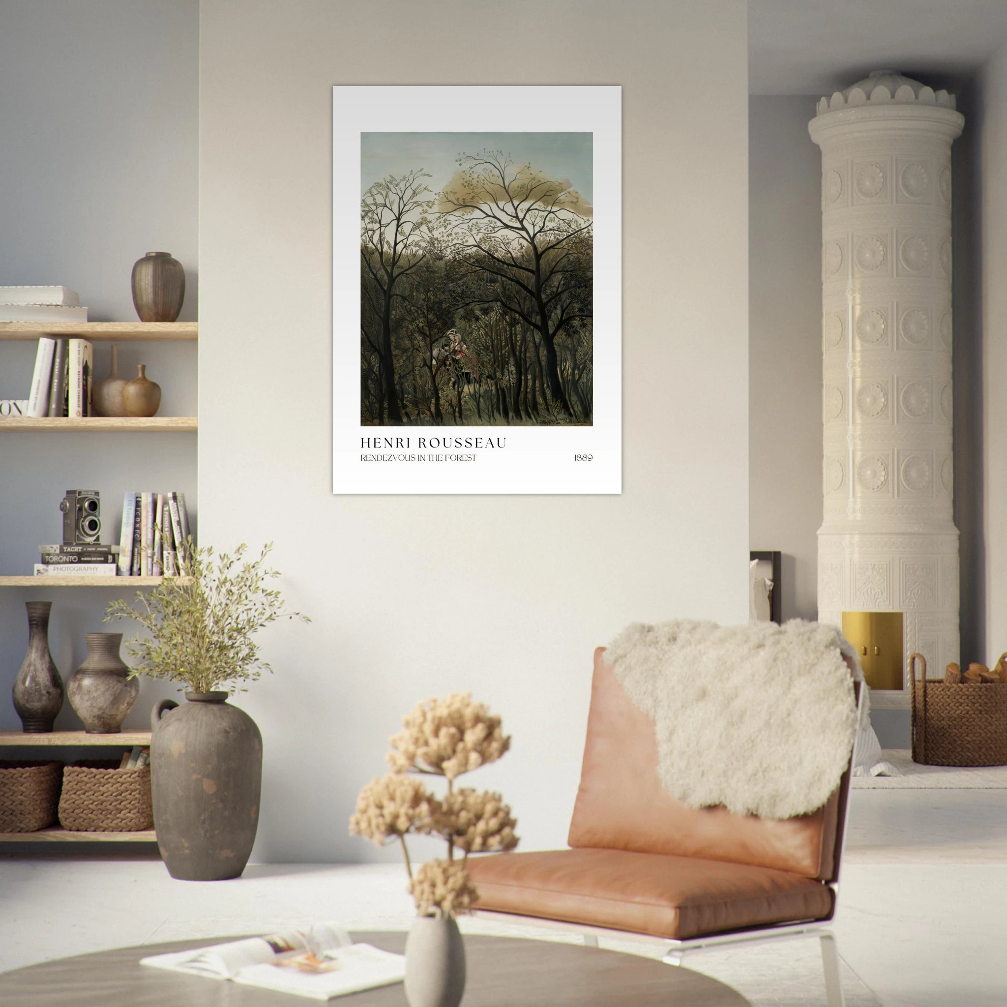 Rendezvous in the forest Poster - Calda Design Studio