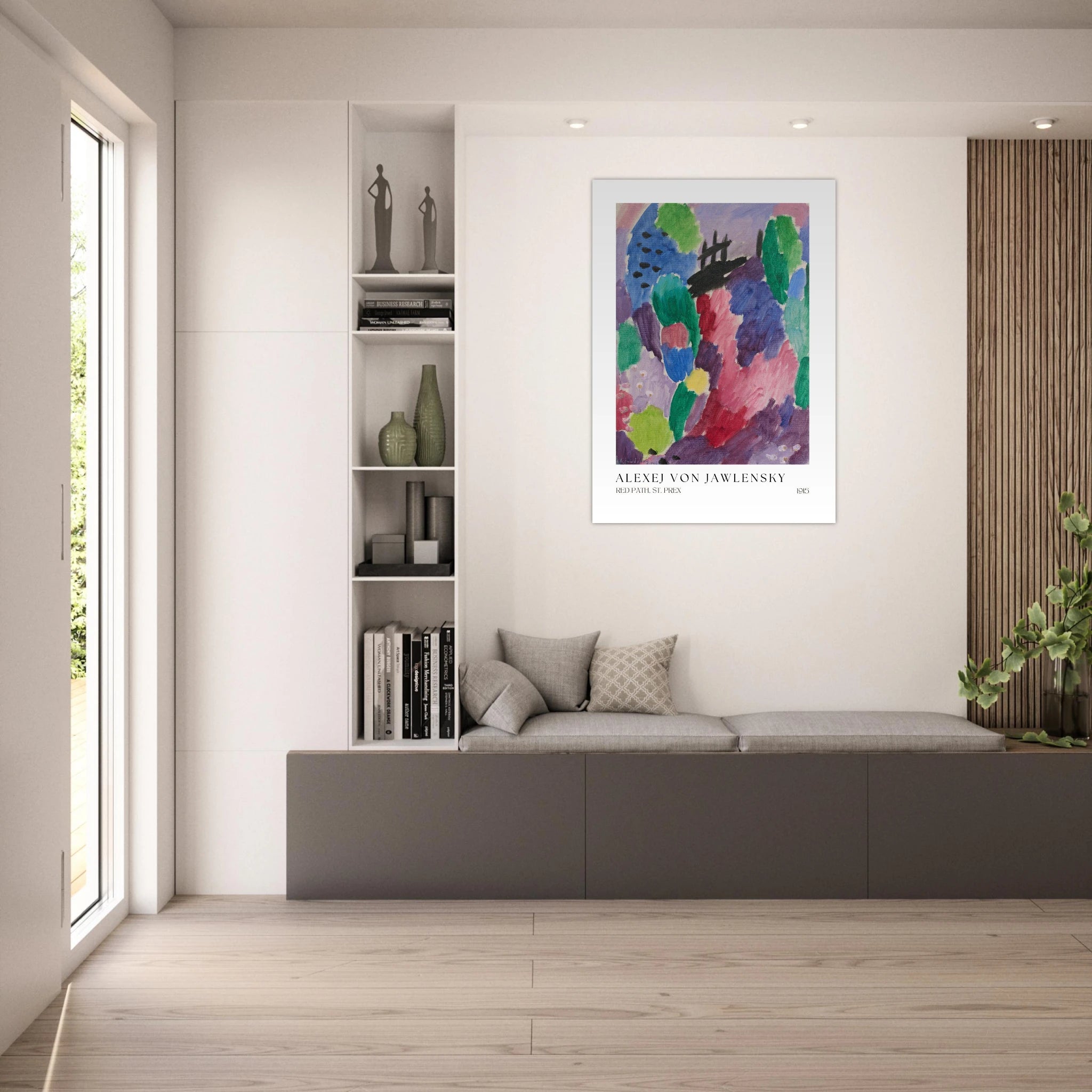 Red path, st. prex Poster - Calda Design Studio