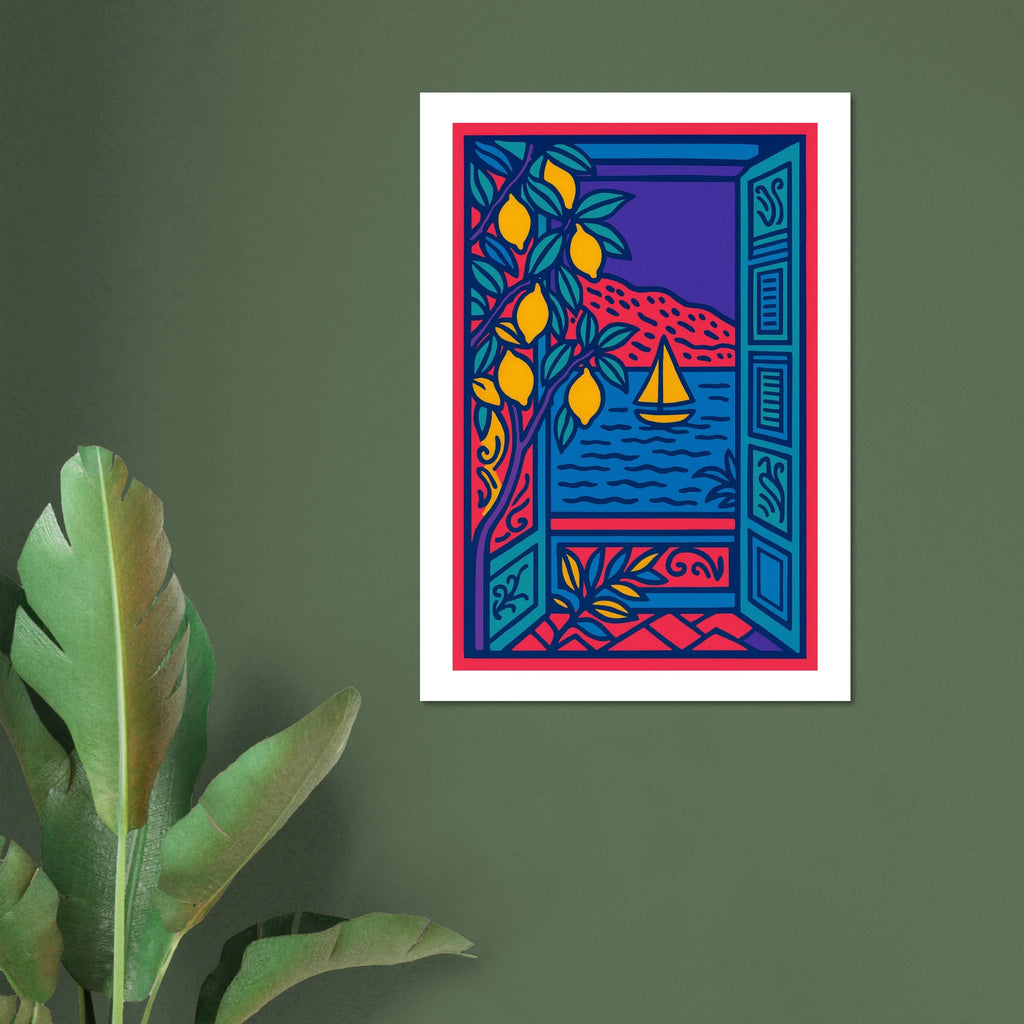 Mediterranean Vista Poster - Calda Design Studio
