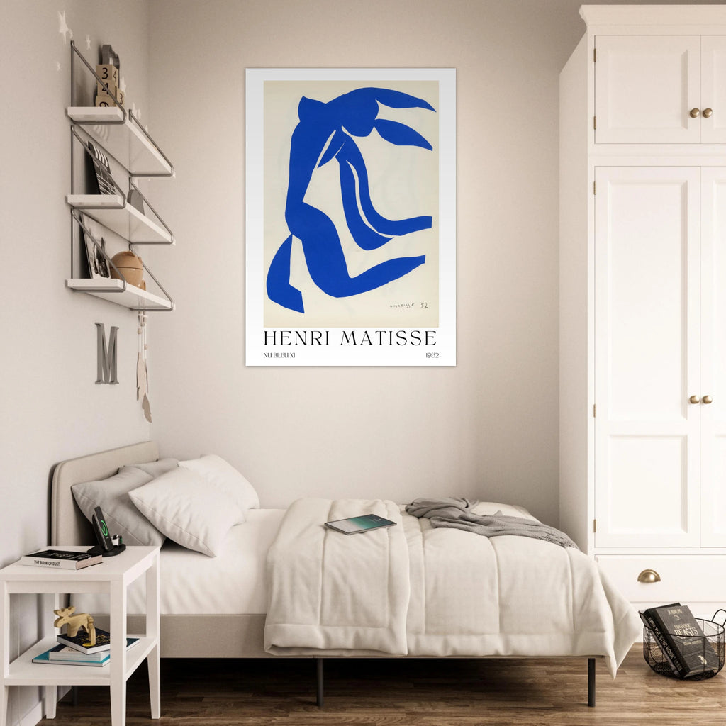 Nu bleu XI Poster - Calda Design Studio