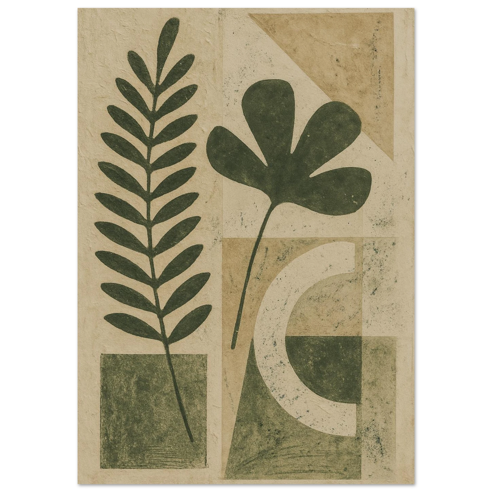Green harmony Poster - Calda Design Studio