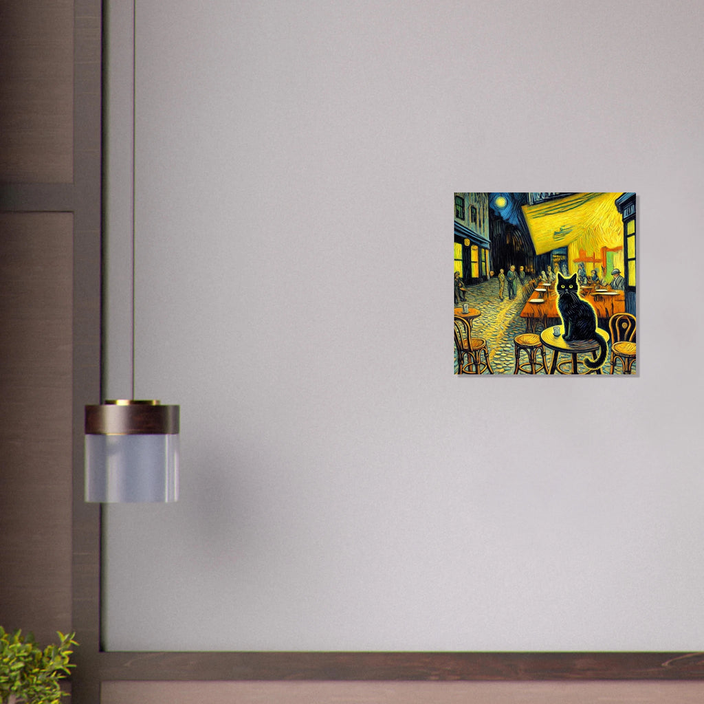 Caféterasse am Abend Poster - Calda Design Studio