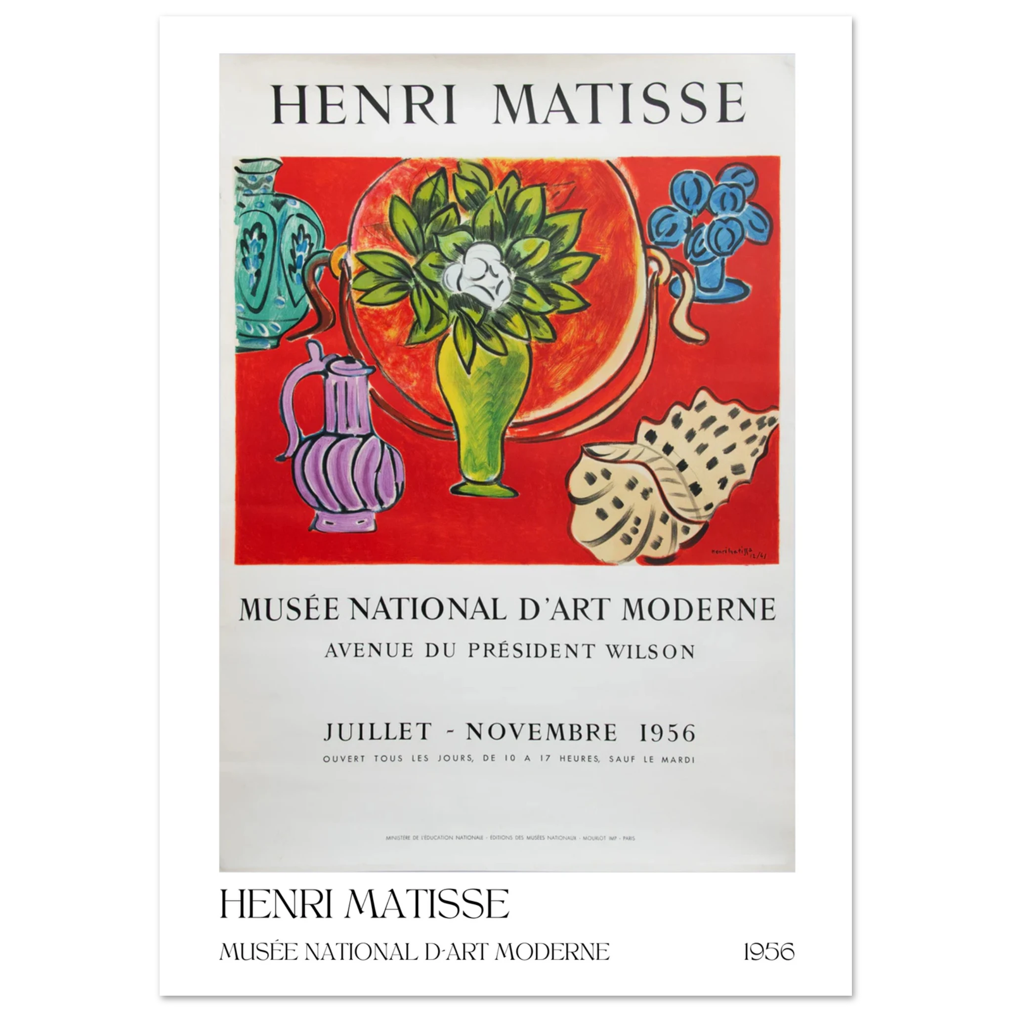 Musée National D´Art Moderne Poster - Calda Design Studio