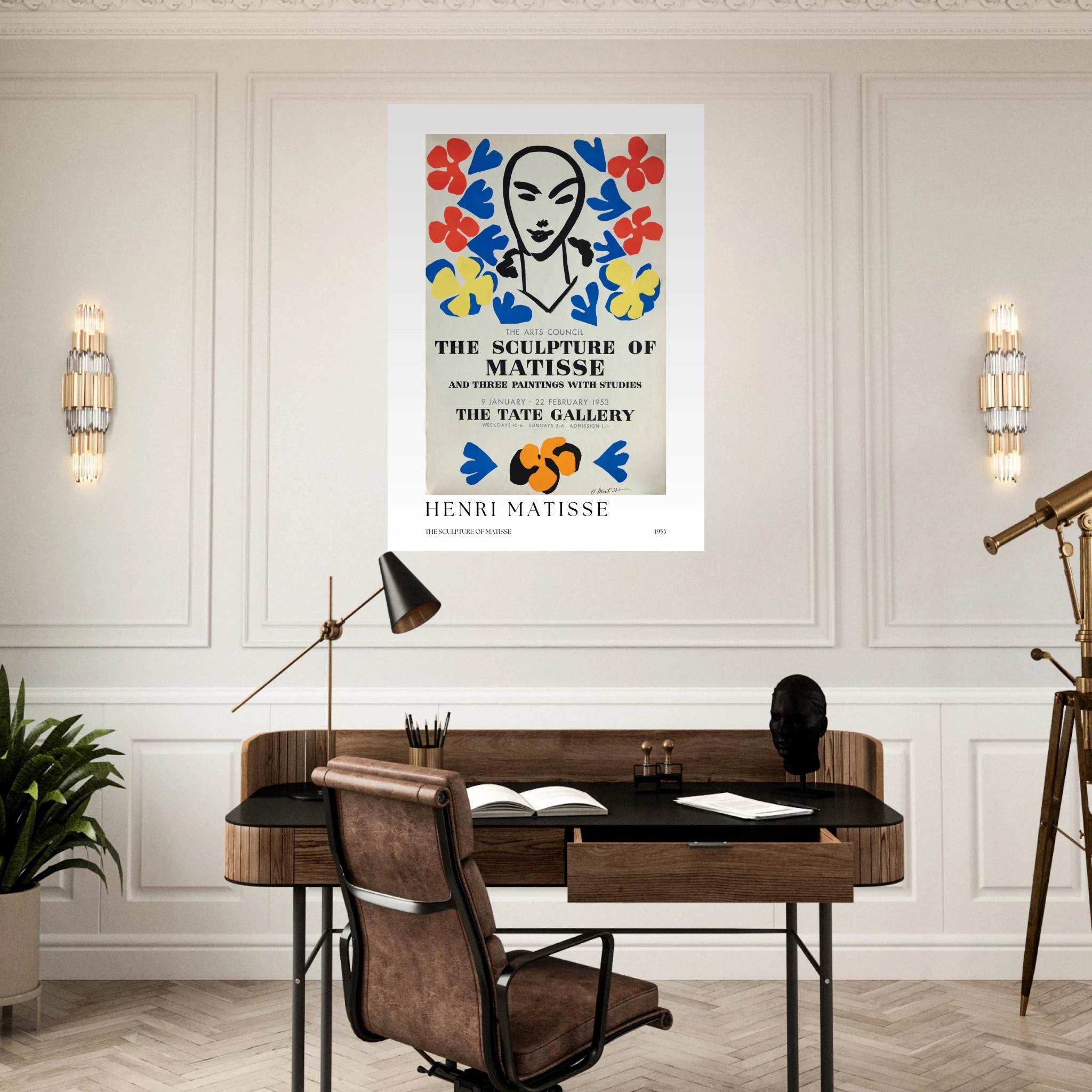 The sculpture of Matisse Poster - Calda Design Studio