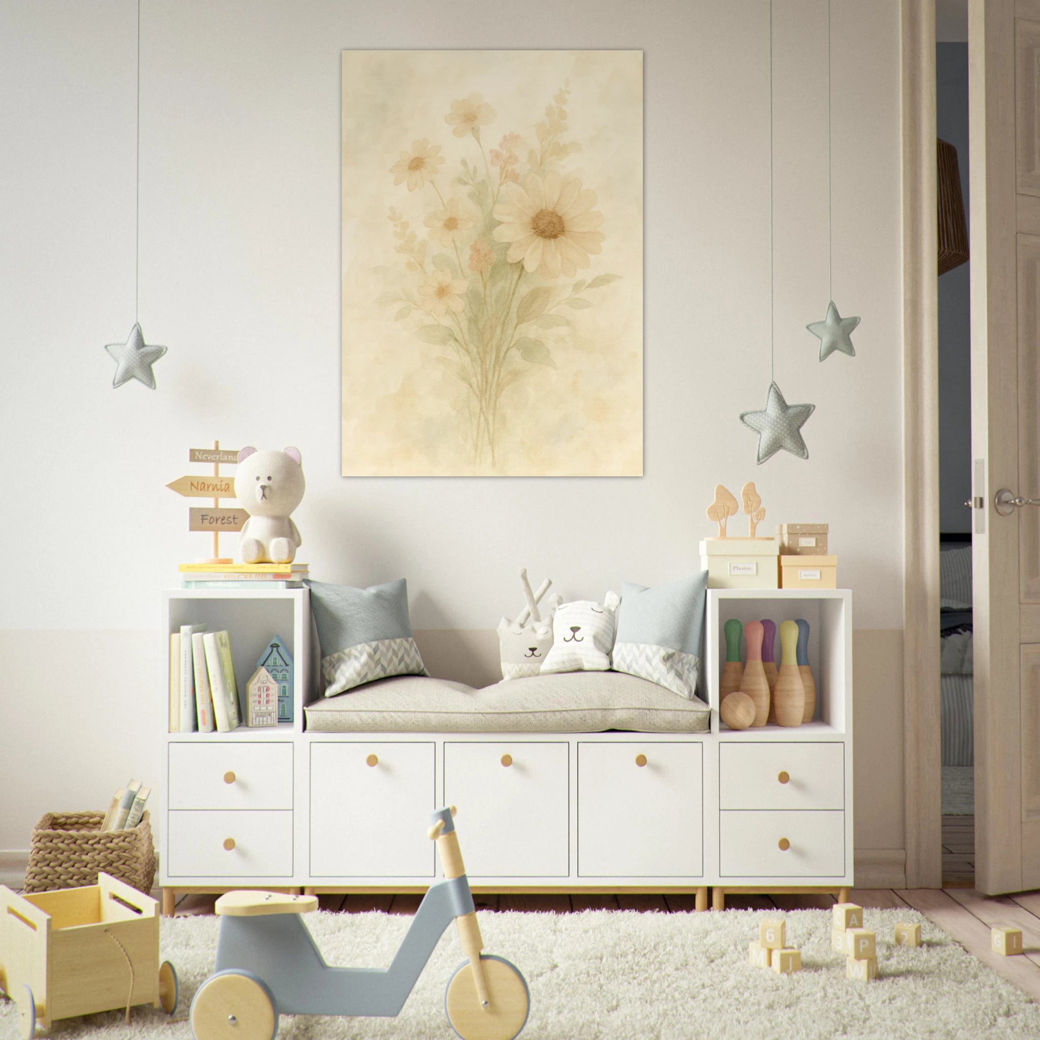 Wildblumenstrauß Poster - Calda Design Studio