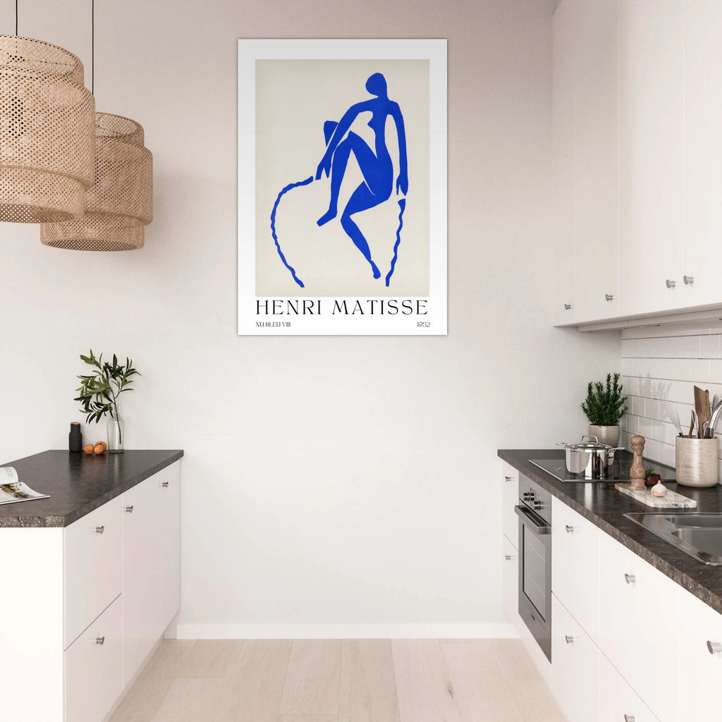 Nu bleu VIII Poster - Calda Design Studio