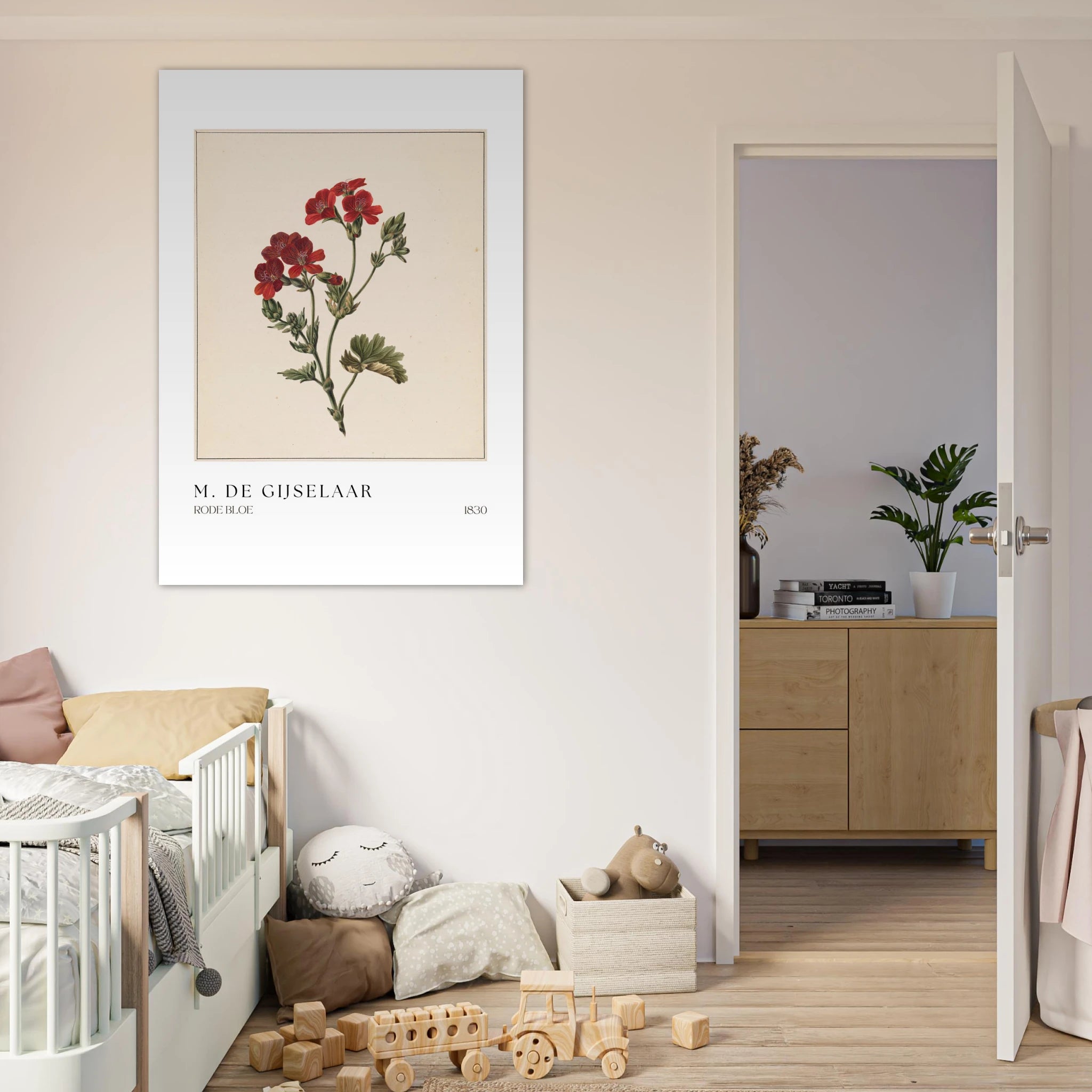 Rode Bloe Poster - Calda Design Studio