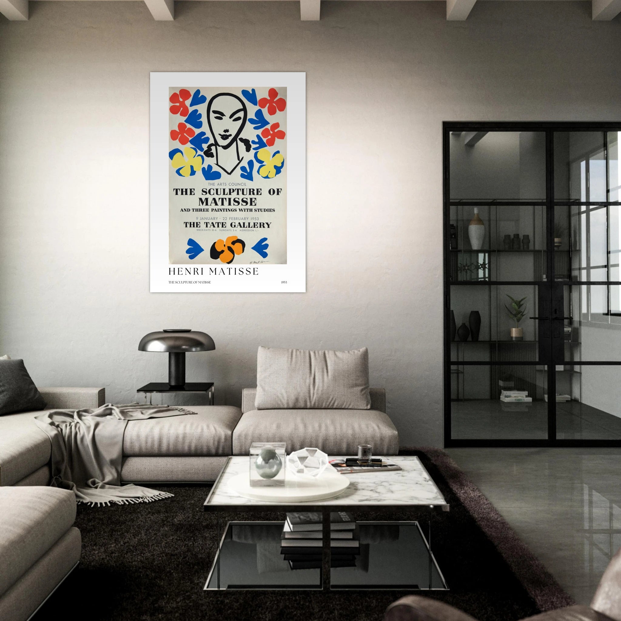 The sculpture of Matisse Poster - Calda Design Studio