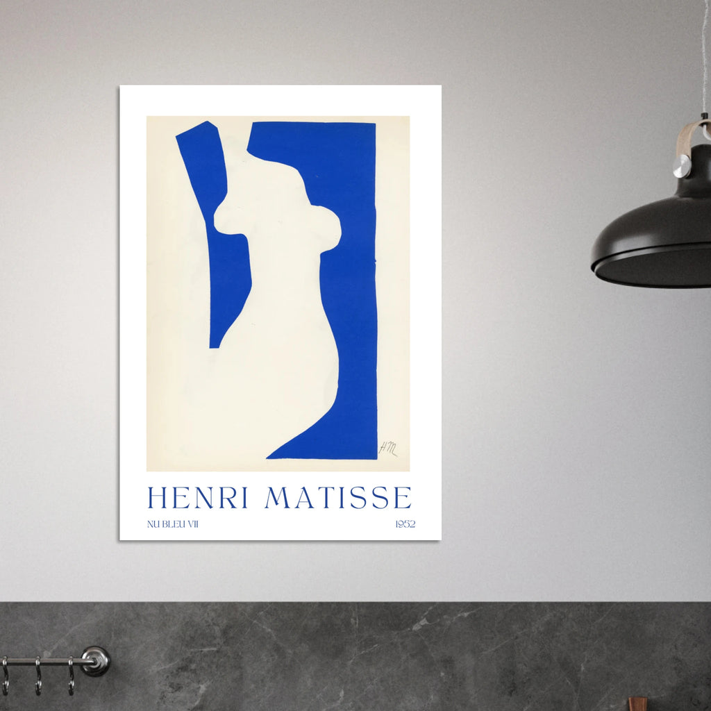 Nu bleu VII Poster - Calda Design Studio
