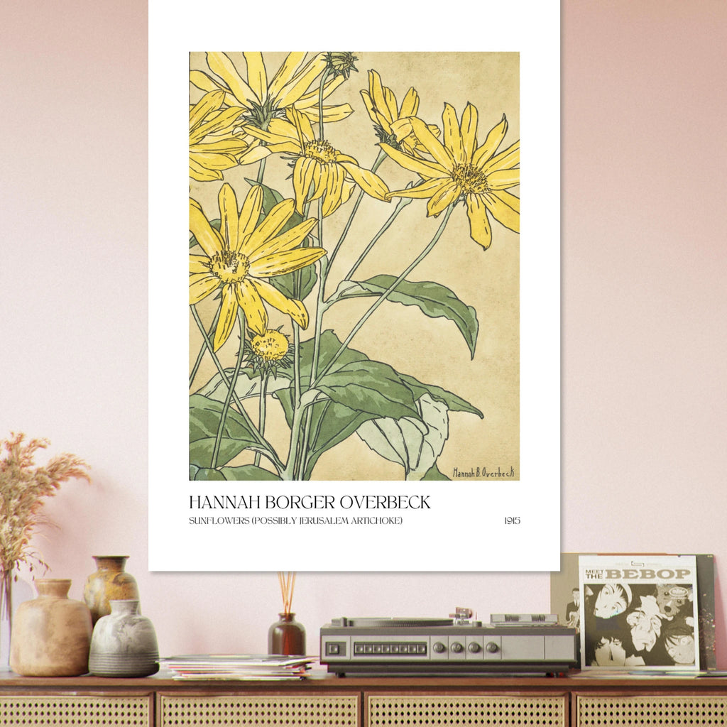Sunflowers Poster - Calda Design Studio