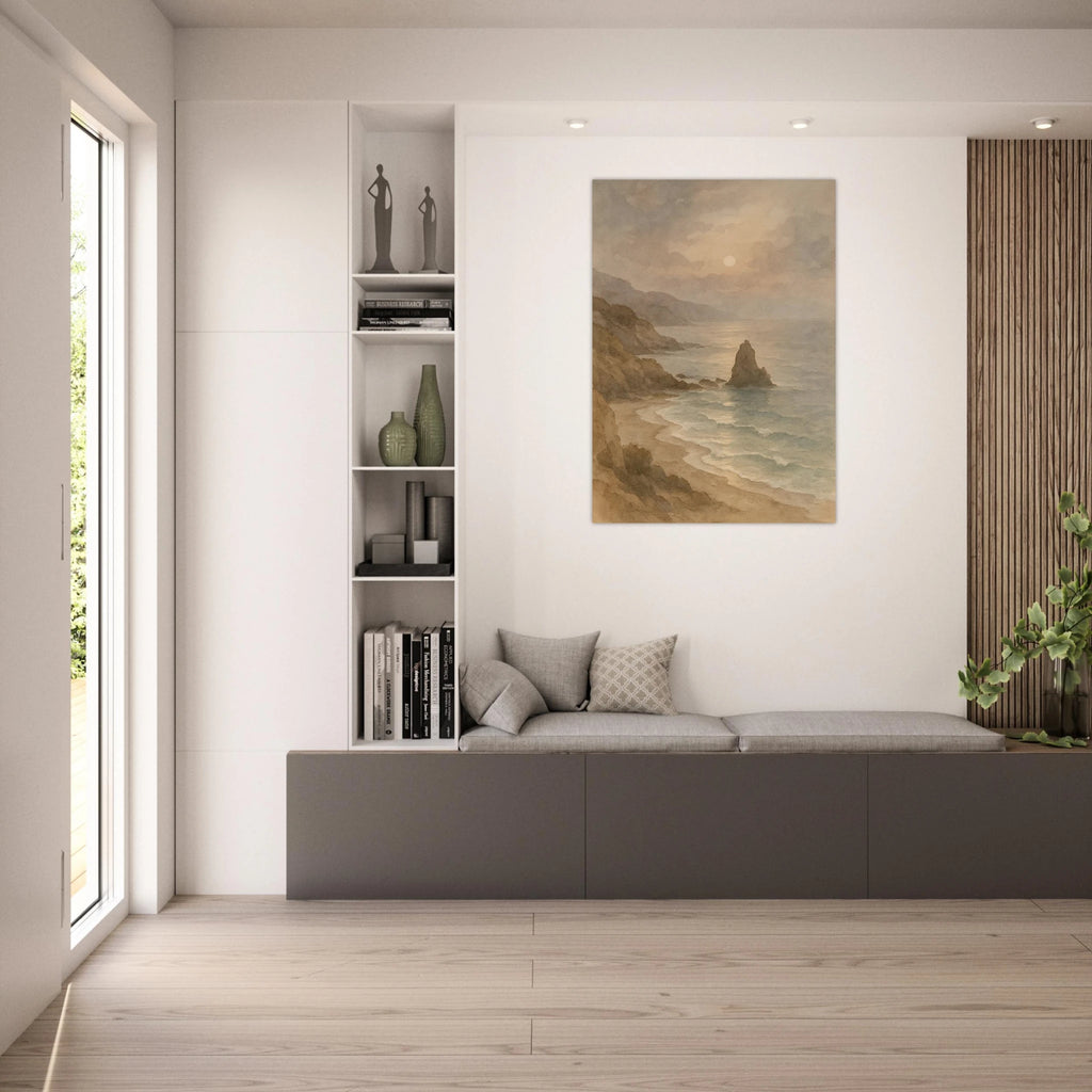Küstenlandschaft bei Dämmerung Poster - Calda Design Studio