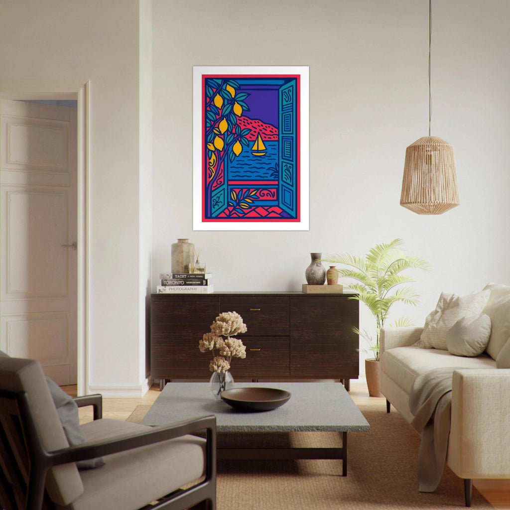 Mediterranean Vista Poster - Calda Design Studio