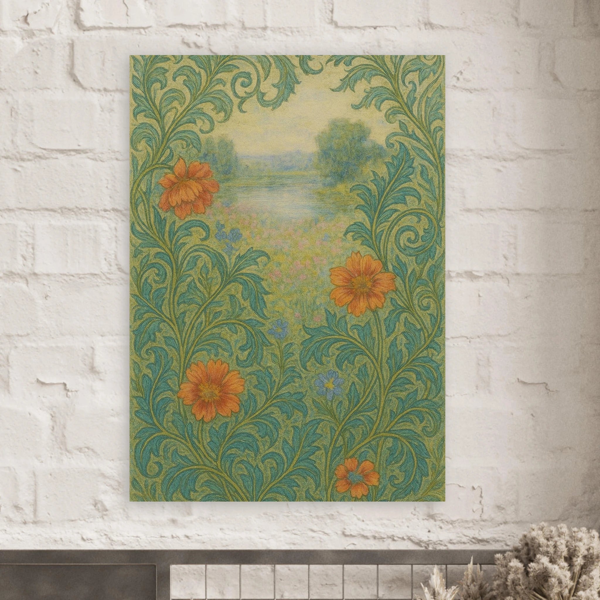 Impressionist Garden Poster - Calda Design Studio