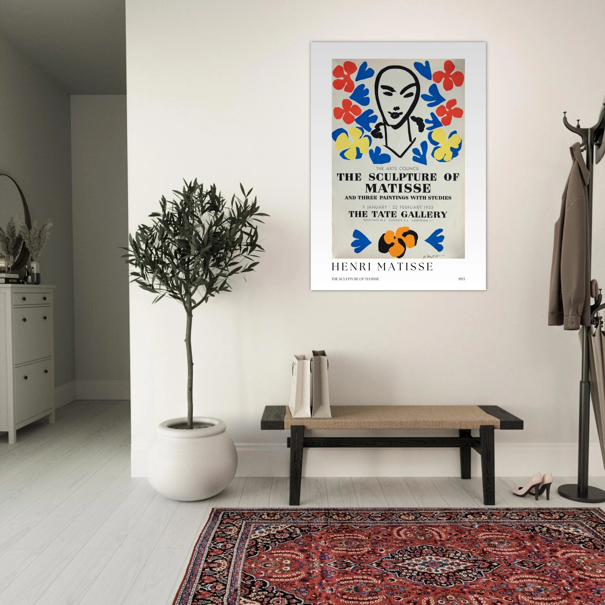 The sculpture of Matisse Poster - Calda Design Studio