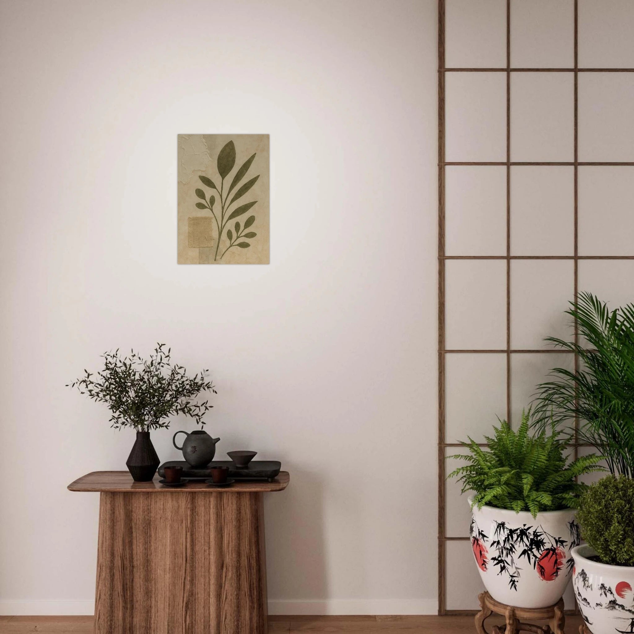 Green leaf Poster - Calda Design Studio