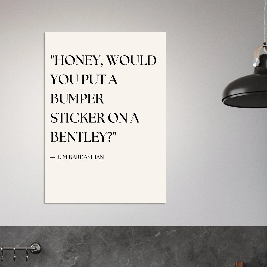 Bumper Poster - Calda Design Studio