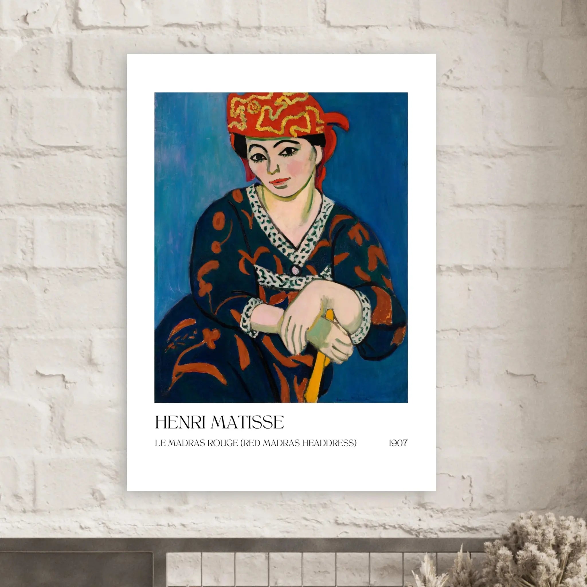 Le madras Rouge Poster - Calda Design Studio