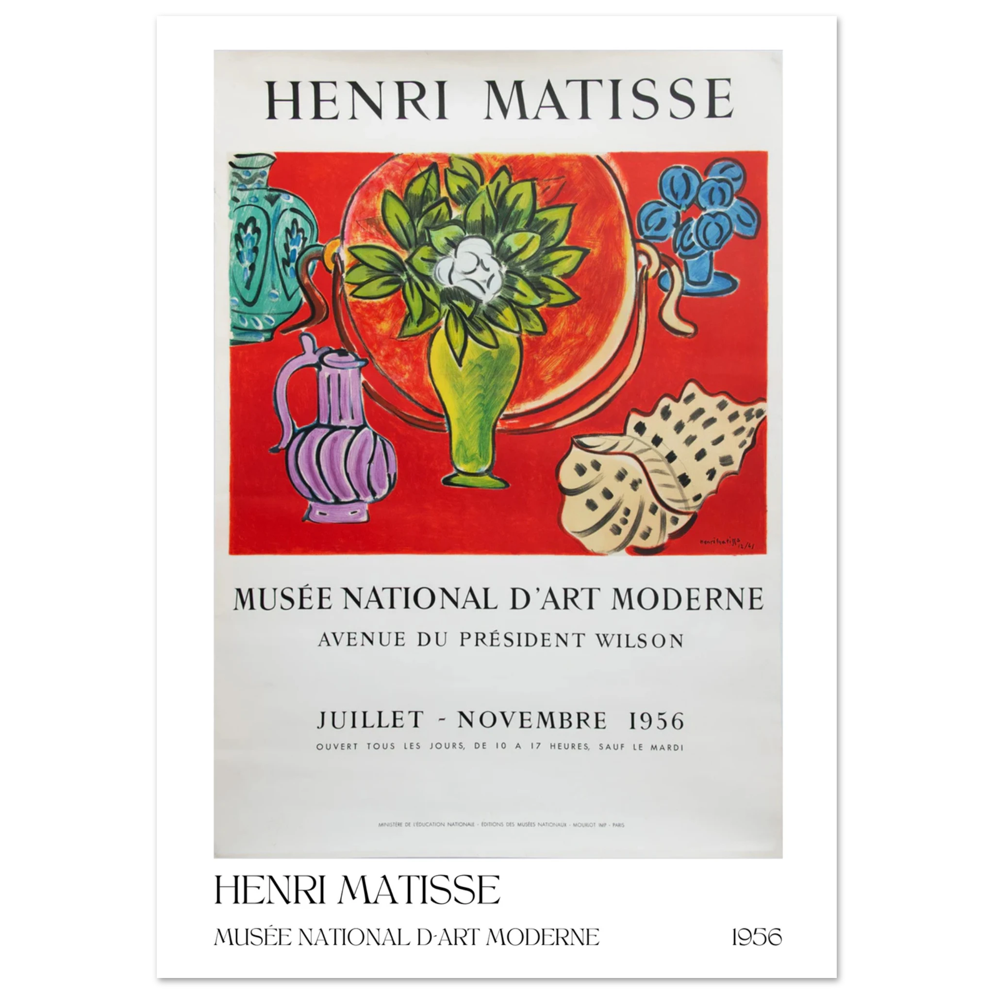 Musée National D´Art Moderne Poster - Calda Design Studio
