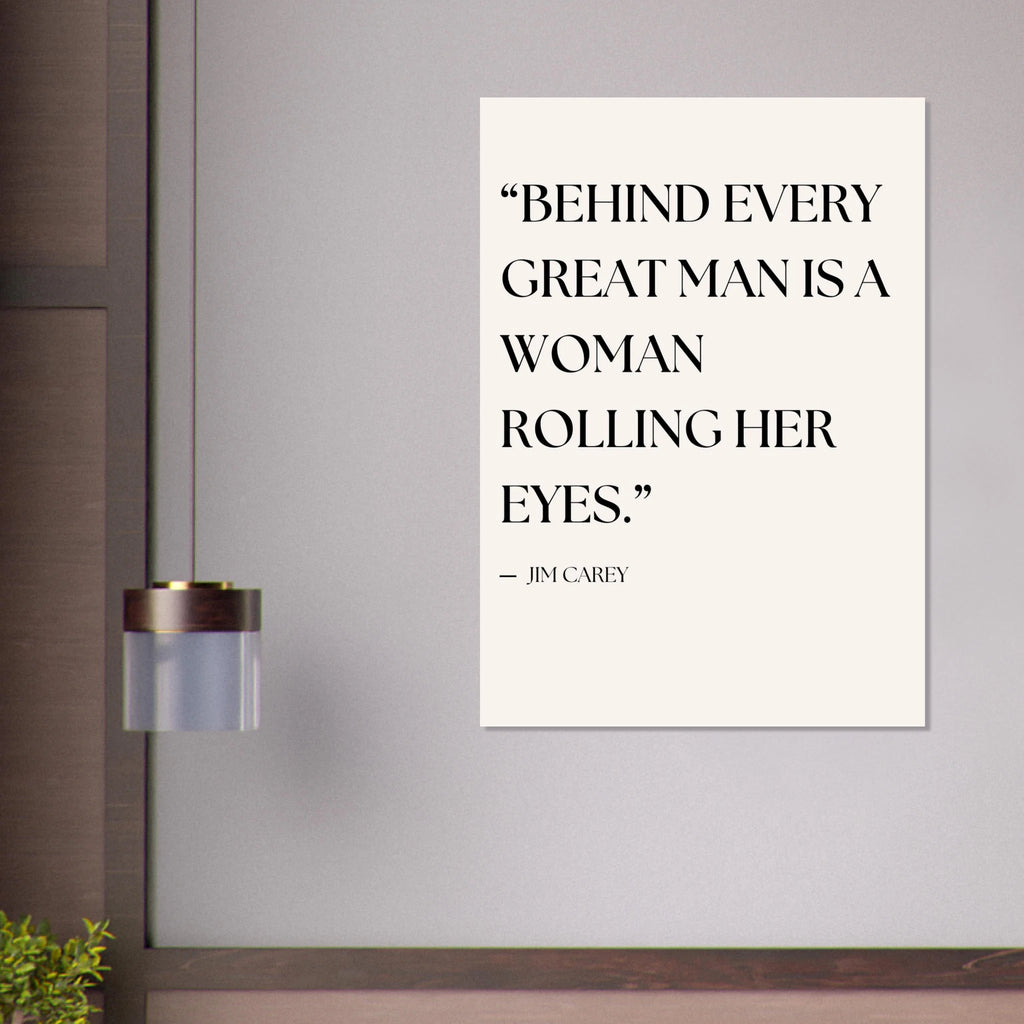 Great Man Poster - Calda Design Studio