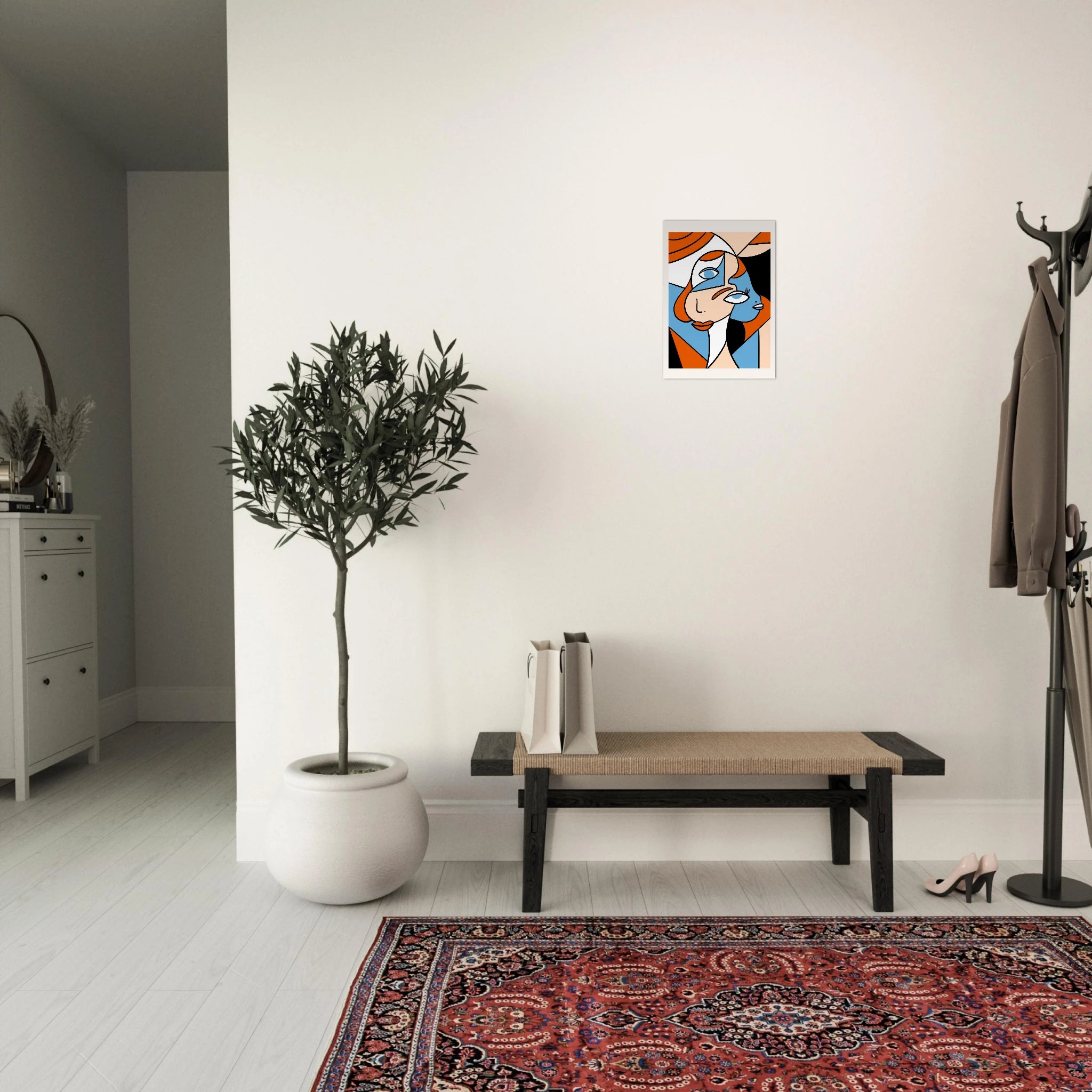 Two faced Woman Poster - Calda Design Studio