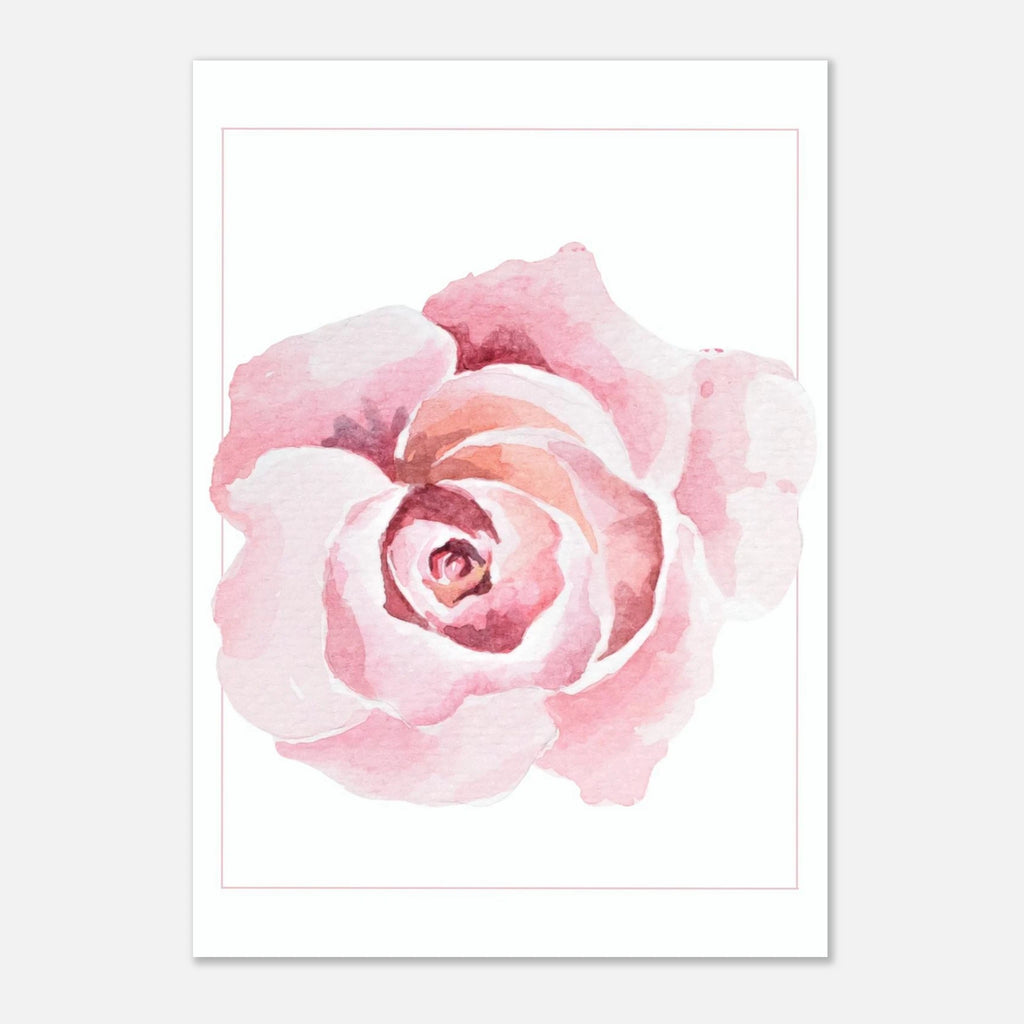 Abstract Rose Poster - Calda Design Studio