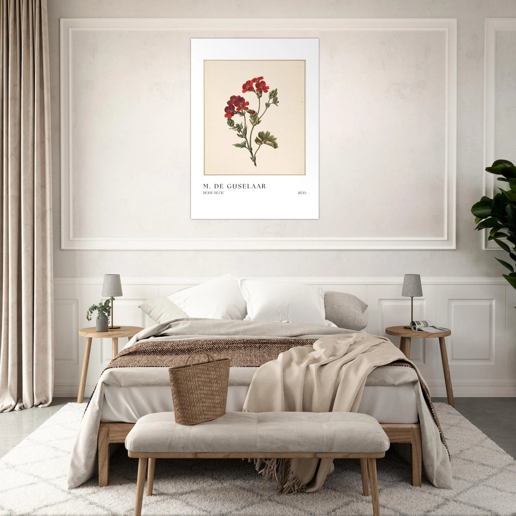 Rode Bloe Poster - Calda Design Studio