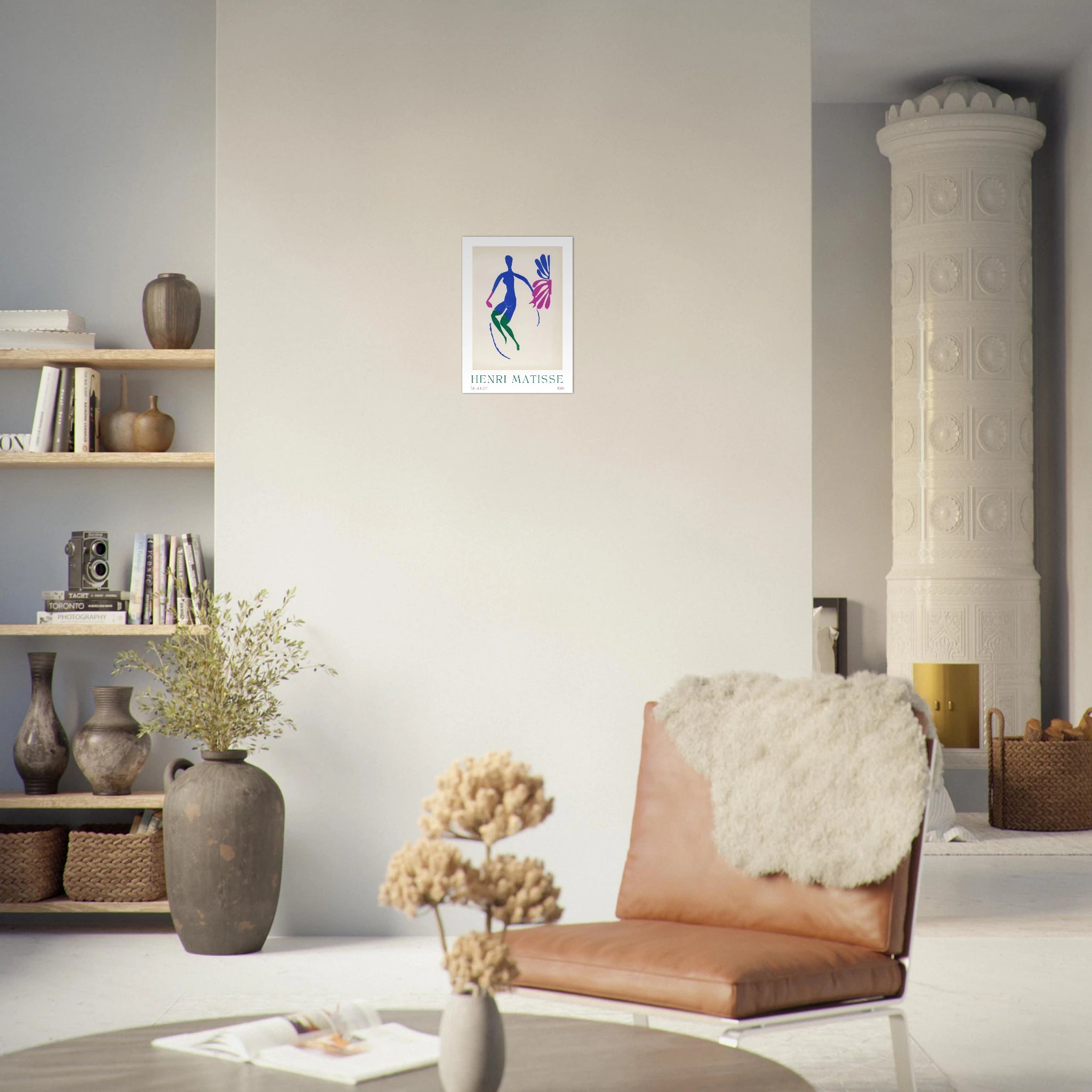 Nu bleu V Poster - Calda Design Studio