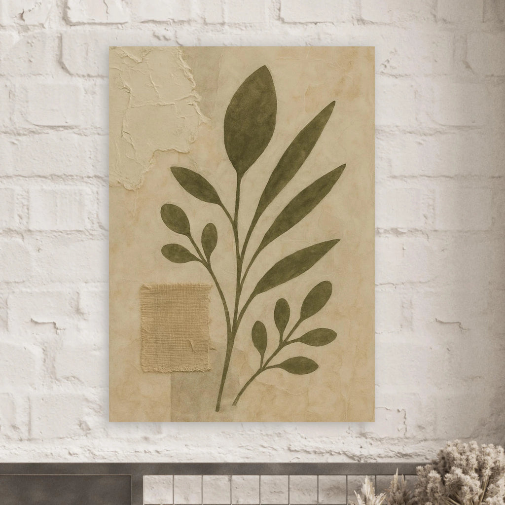 Green leaf Poster - Calda Design Studio