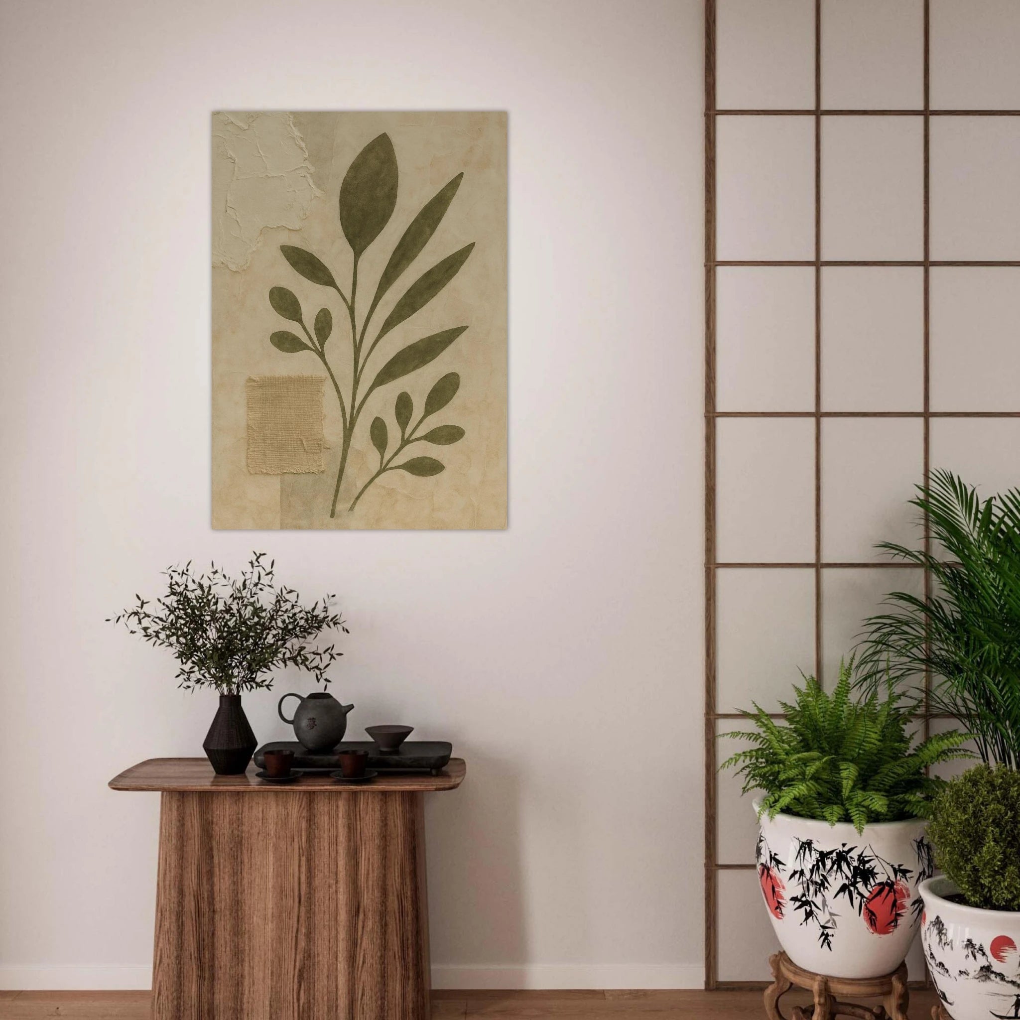 Green leaf Poster - Calda Design Studio