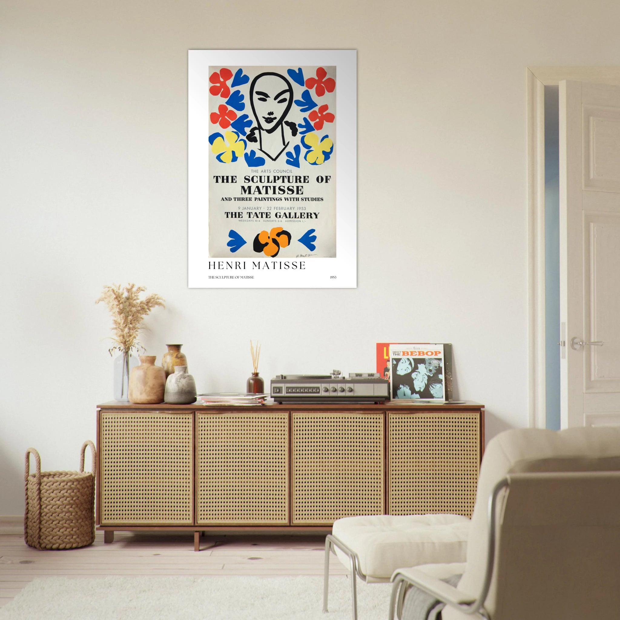 The sculpture of Matisse Poster - Calda Design Studio