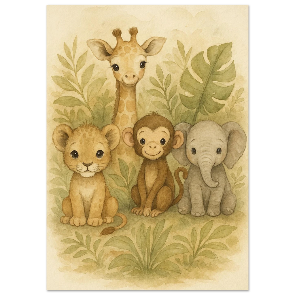 Jungle Friends Poster - Calda Design Studio