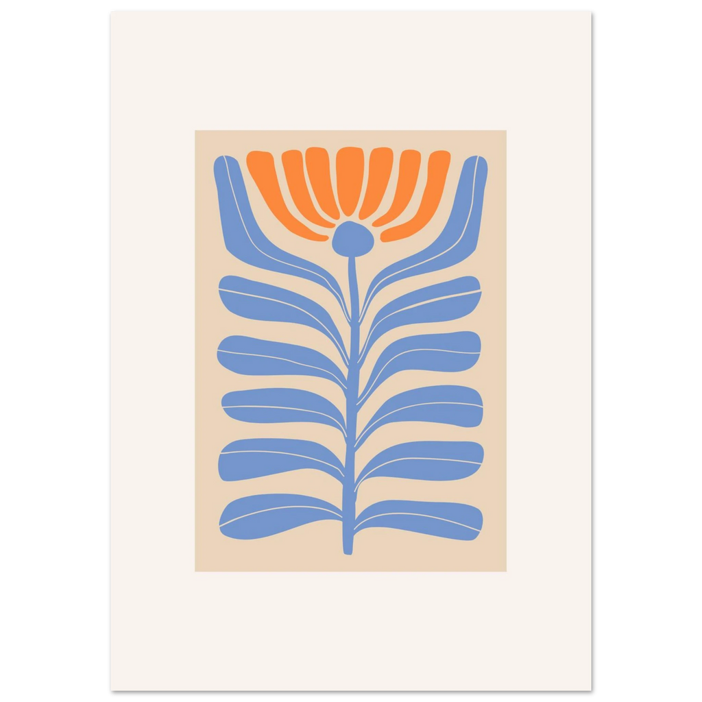 Rising Flower Poster - Calda Design Studio