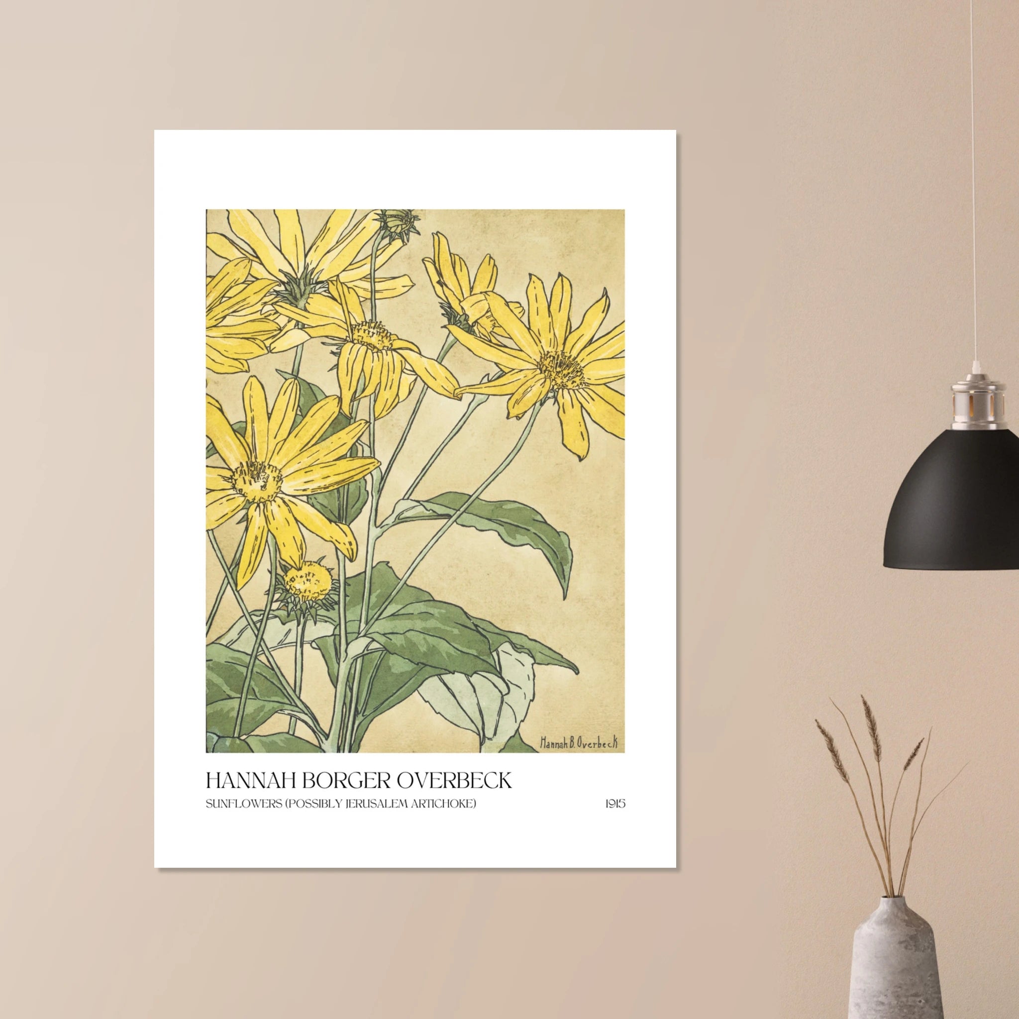 Sunflowers Poster - Calda Design Studio